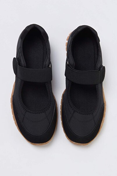 TRENDYOL SHOES Черни дамски спортни балеринки