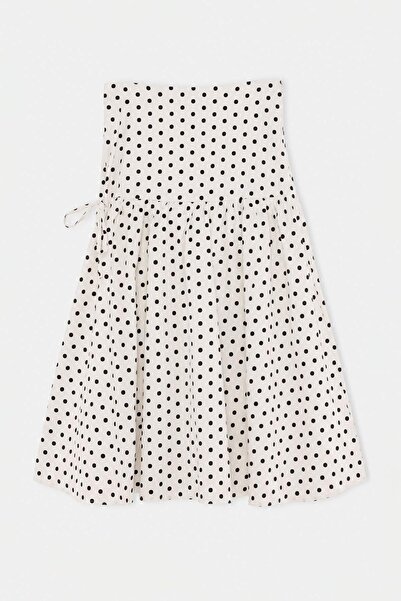 Trendyol Collection White Skirt Twoaw27Et00033
