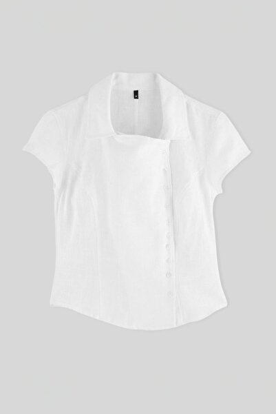 Trendyol Collection White Shirt Twoss26Go00225