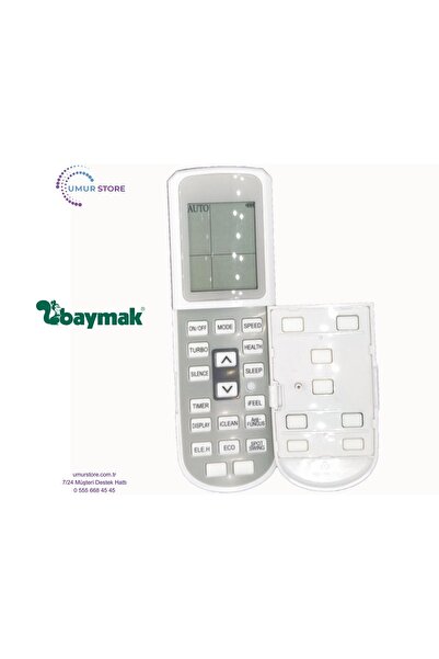 Genel Markalar Baymak YKR-L/201E Uyumlu Klima Kumandası