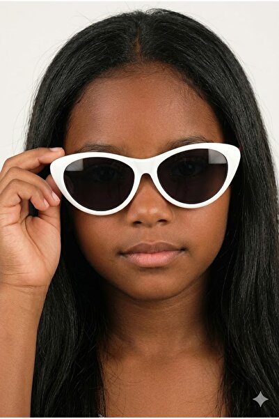 Takı Dükkanı Extoll Colorful Cat Eye Girls' Sunglasses Ex262