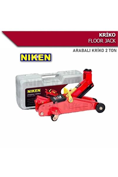 Niken Oto Kriko Araç Kaldırma Krikosu Arabalı Kriko Plastik Çantalı