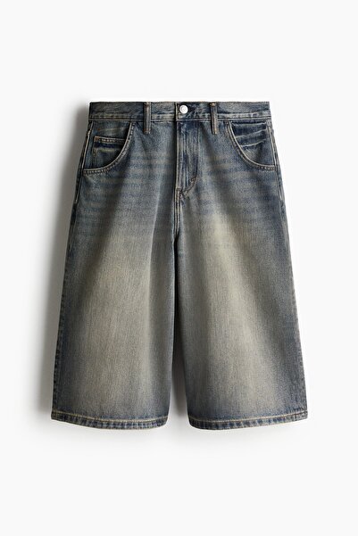 H&M Super Baggy Kot Şort