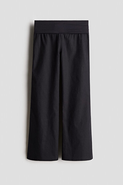 H&M Keten Karışımlı Yoga Tarzı Pantolon
