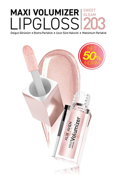 Alix Avien Maxivolumizer Lipgloss 203 - Magical Dust - Kalıcı ve Nemlendirici...