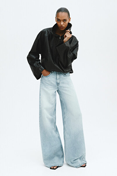 H&M Wide High Waist Jeans