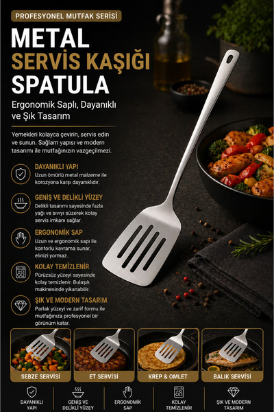House Bird Metal Servis Kaşığı Sıpatula