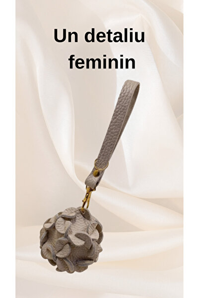 OEM Women's handbag charm made of genuine Leather , decorative handbag access...