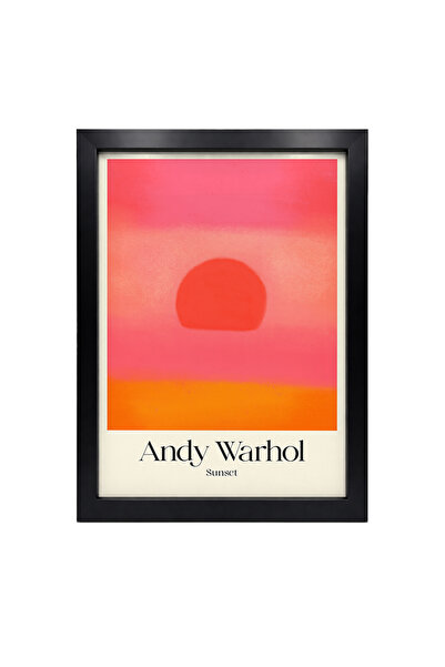 KAYNOCK Andy Warhol Sunset 1, Modern, Contemporary Art, Sanat, Poster Tablo D...