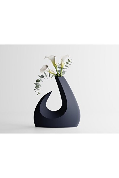 Sani Vază „LUNARA” 220 x 85 x H238 mm - Albastru închis mat