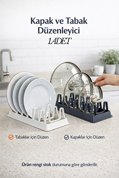 HopeWay Home 1 Adet Tabak ve Kapak Düzenleyici – Mutfak Organizer