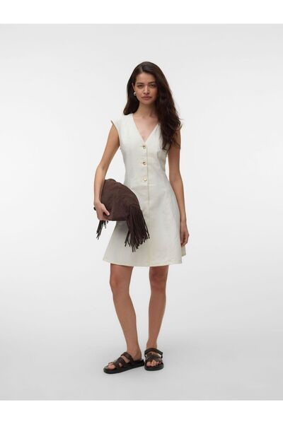 Vero Moda Jeanskleid VMMALLE Kurzes Kleid