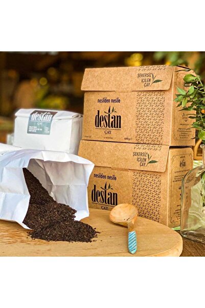Destan Şekersiz İçim Siyah Çay (400 gr)