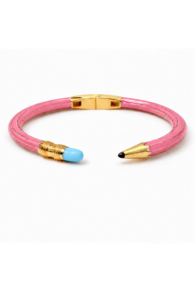 neslyaccessories سوار نيسلي بencil شيك ملون على شكل قلم من الفولاذ