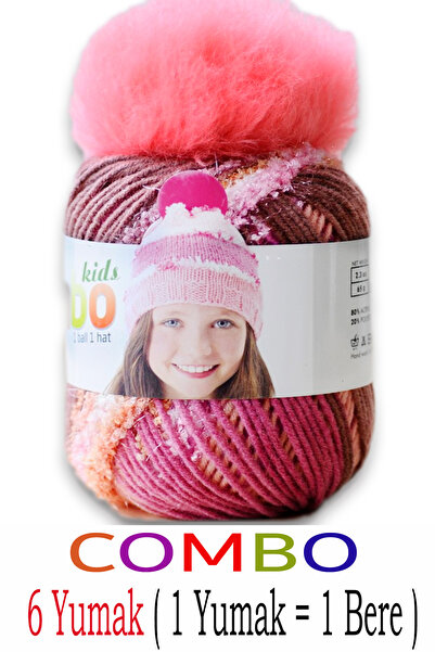 Diva İplik Combo 05 - ( OUTLET ) - Cordon pentru beretă cu pompon, surplus de...