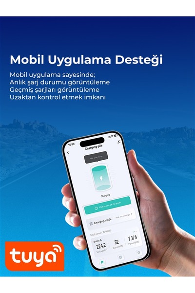 Hims 11kW Ev Tipi Taşınabilir Elektrikli Araç Şarj İstasyonu HCTK-11-PS-S