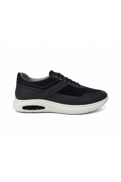 Dropland Black Men's Casual Genuine Leather Comfortable Shoes Lightweight Ort...