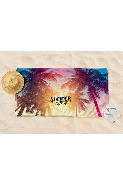 cott land Palmiye Summer Time Beach and Bath Towel