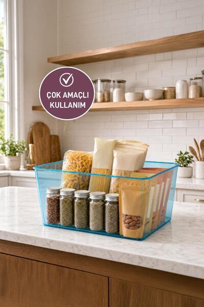 SELKA HOME Salve Büyük Boy Buzdolabı-Banyo Organizer Düzenleyici