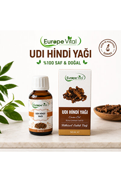 Europe Vital Udi Hindi Yağı 50 Ml(GİMDES ONAYLI)