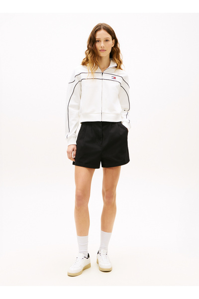 Tommy Jeans Siyah Kadın Şort TJW CLAIRE HR PLEATED SHORTS