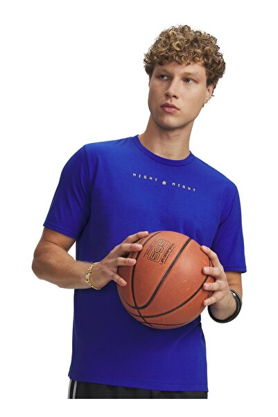 Under Armour 6009783-400 Curry Night Night Tee Lacivert Bisiklet Yaka Bol Kes...