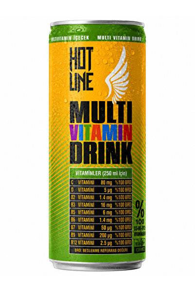 Hotline Multivitaminli İçecek 250 ml 12'li