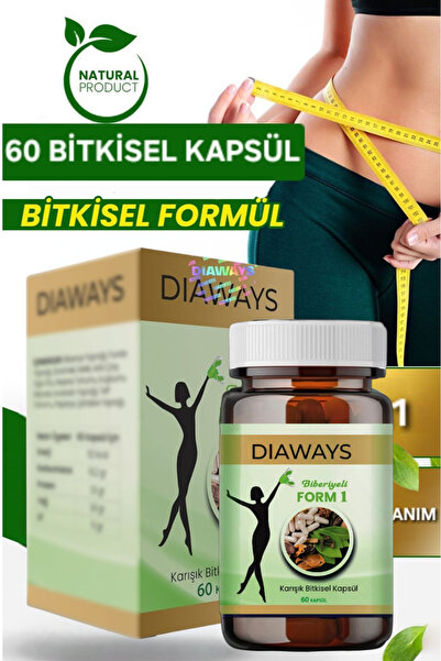 DİAWAYS Bitkisel Biberiye Rezene Kuşburnu Avokado Papatya Funda yaprağı Kekik...