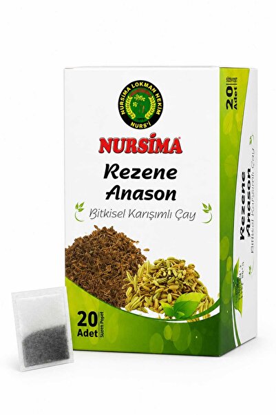Nursima Fennel Anise Herbal Tea Blend – 20 Filtered Tea Bags –