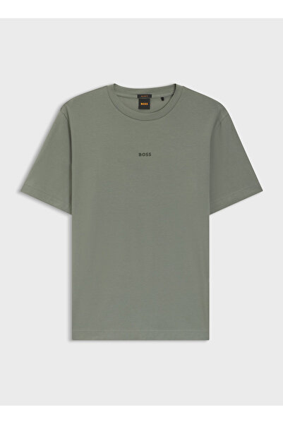 BOSS Gri Erkek Relaxed T-Shirt TChup_50473278