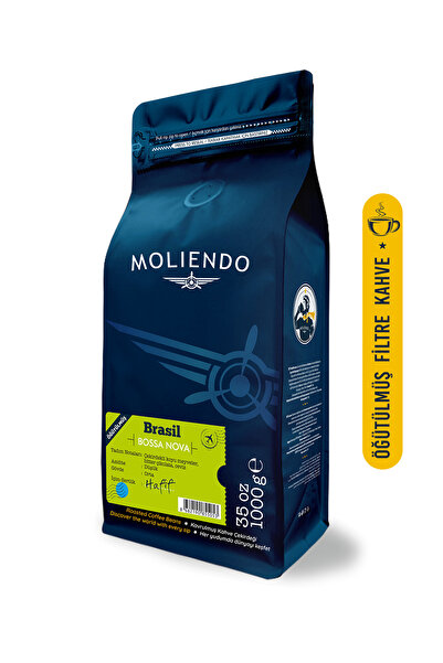Moliendo Finest Coffee Brasil Bossa Nova Yöresel Kahve (Öğütülmüş Filtre Kahv...