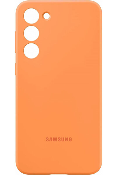 Samsung Galaxy S23 Plus; Husă din silicon; Portocaliu