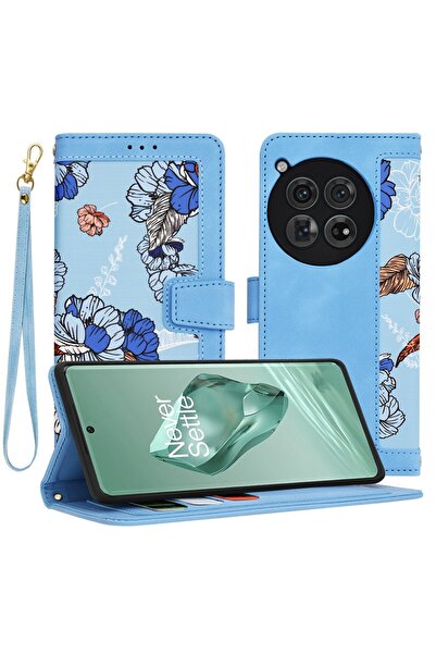 Techsuit Husă OnePlus 12 - FlipCraft - Albastru vibrant