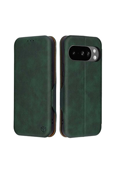 Techsuit Husă pentru Google Pixel 10 Pro XL - Portofel Sigur Plus - Verde