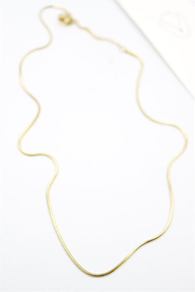 Generic Brand Snake Chain Necklace - 46cm - Gold