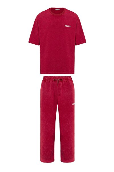 S13 Store Washable back printed oversize tracksuit set