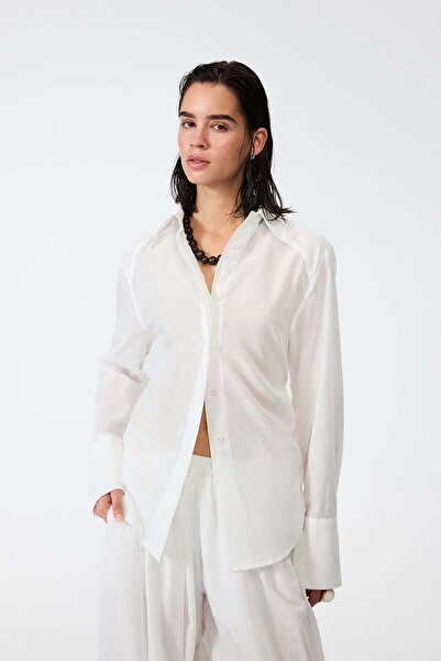 VATKALI Voile Shirt with Tie-Up Detail