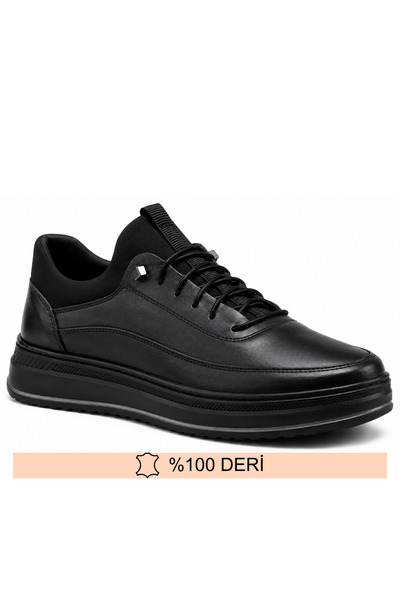 Genuine Leather Casual Men's Conical Sports Shoes