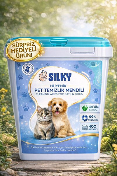 Silky - Evcil Hayvanlar Için Tüy / Pati / Kulak / Göz Vb. Temizleme Mendili -...
