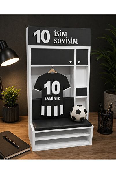 Pixra Diorama Kişiye özel futbol Soyunma Odası Temalı Forma Standı - Futbol S...