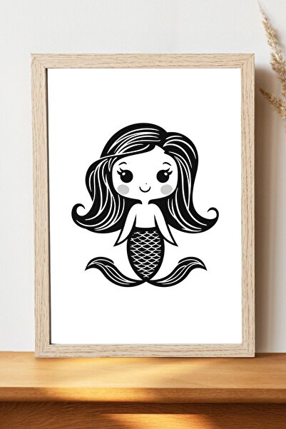Luna Marissa Αφίσα Sea Girl - Αφίσα τοίχου από γυαλιστερό χαρτί χωρίς πλαίσιο