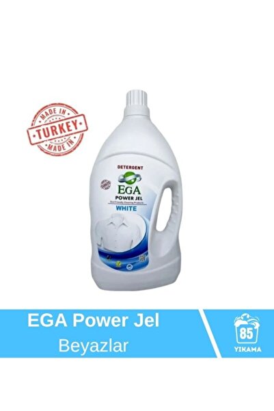 EGA Power Jel Beyaz Sıvı Yıkama Deterjanı 3900 ml