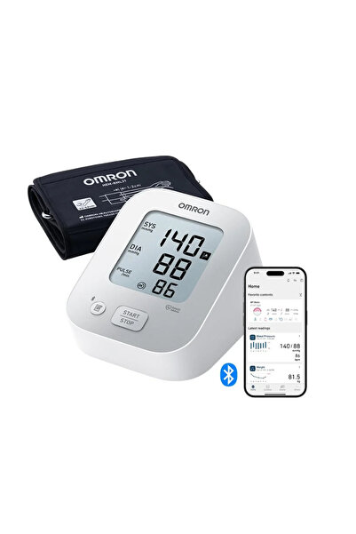 Omron Tensiometru digital X2 cu conectivitate Bluetooth, manșetă universală 2...
