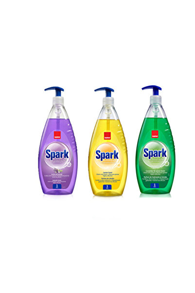 Sano Pachet 3 bucati Detergent lichid de vase Spark 1L
