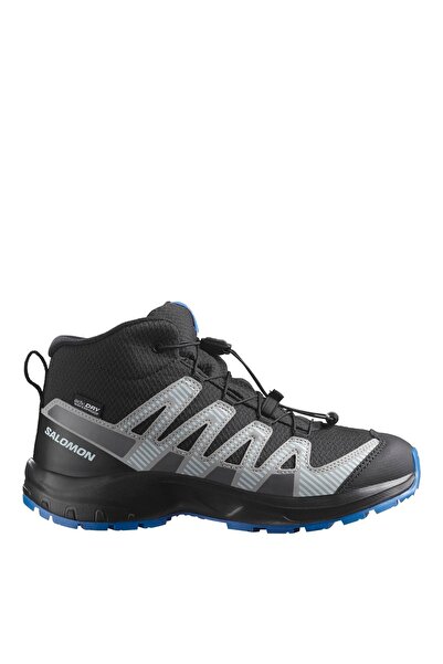 Salomon Black Boy's Outdoor Boots L47729800-Xa Pro V8 Mid Waterproof
