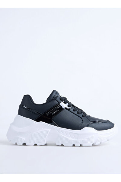 Just Cavalli Siyah Kadın Deri Sneaker 78RA3SL9