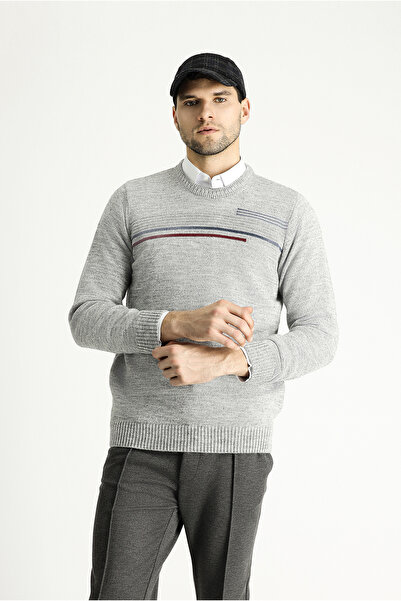 Kiğılı Crew Neck Regular Fit Patterned Knitwear Sweater