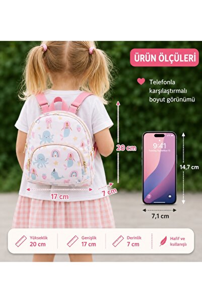 GlassySKY Rucsac mini de lux pentru fete, căptușit cu fermoar, cu figuri de a...
