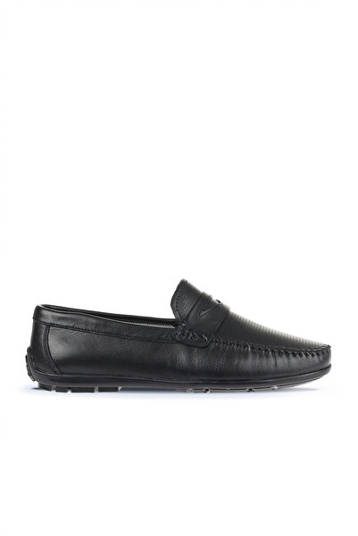Bueno Shoes Black Leather Men's Casual Shoes 21Ma216