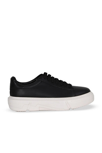 Bueno Shoes حذاء كاجوال رجالي من جلد نابا باللون الأسود 32ma209